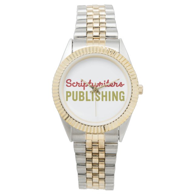Montre Scriptwriters Publier Red/Gold Watch (devant)