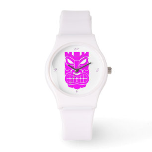 Montre Sculpture Tiki rose Thunder_Cove