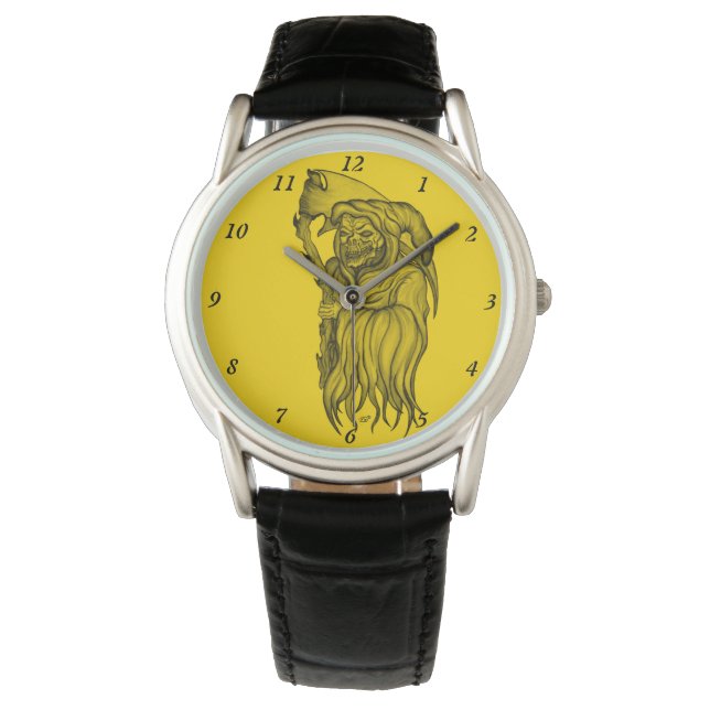 Montre Scythe man - La Mort, Faucheuse Grim (devant)