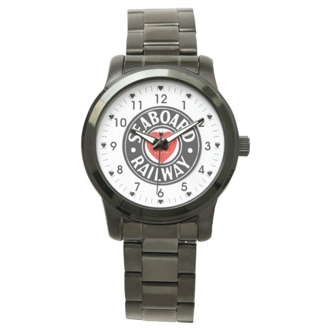 Montre Seaboard Air Line Railway Heart Logo (devant)