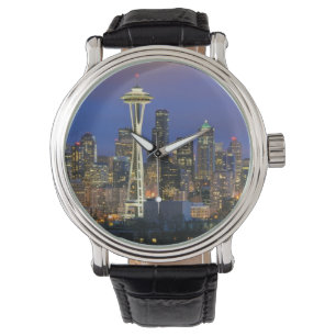 Montre Seattle vu du parc de Kerry dans la Reine Anne