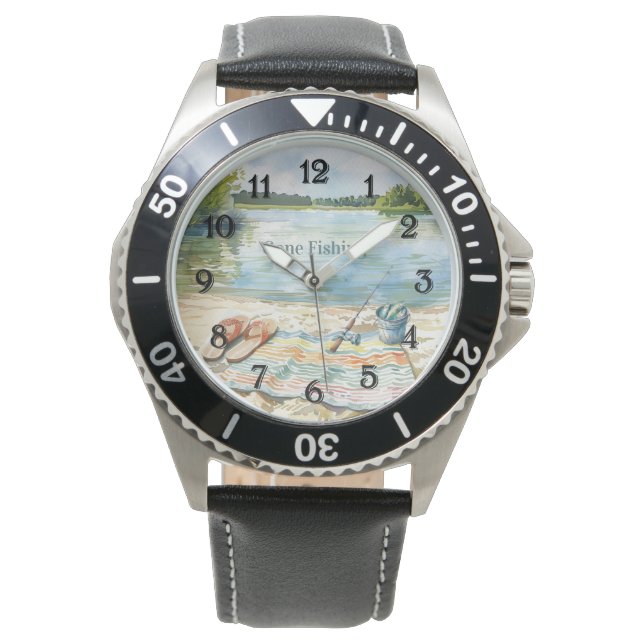 Montre Seau de lac Bleu parti pêcher (devant)