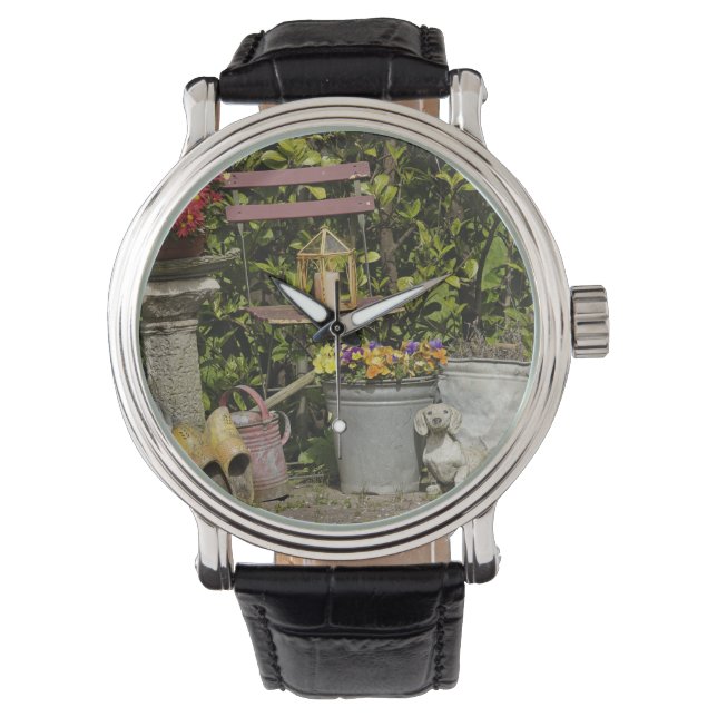 Montre Seaux, chaussures et fleurs, Zaanse Schans, (devant)
