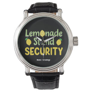 Montre Sécurité de stand de limonade Drôle d'été Citron C