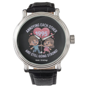 Montre S'embêter Depuis 1995 Anniversaire Mariage