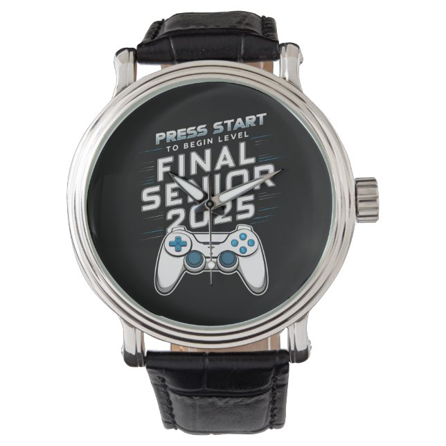 Montre Senior 2025 Classe des Jeux Vidéo Gamer 2025 (devant)