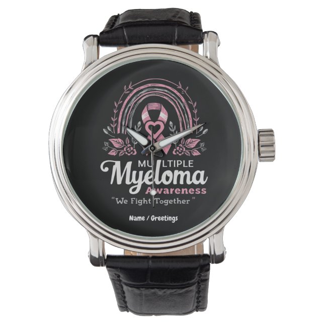 Montre Sensibilisation au myélome multiple Nous combatton (devant)