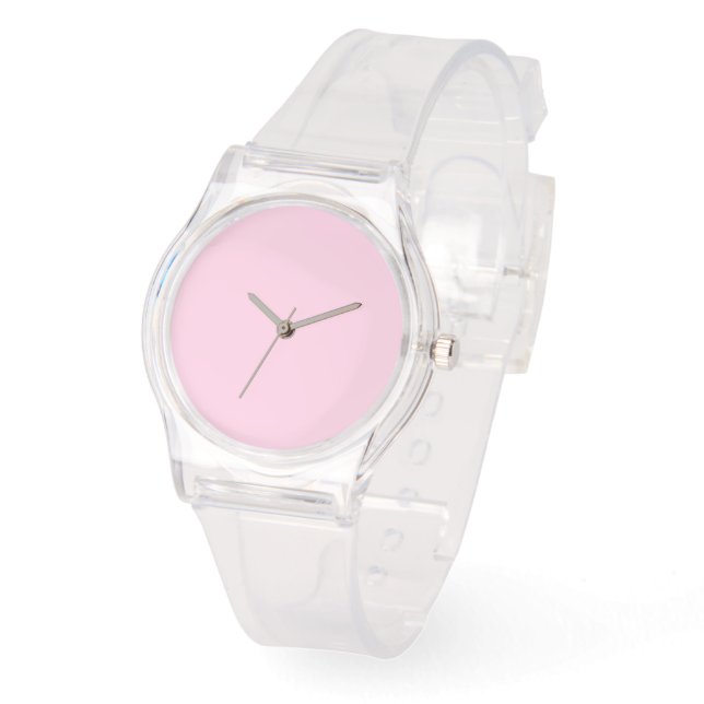 Montre Sensibilité au cancer du sein rose élégant mignon (Angle)