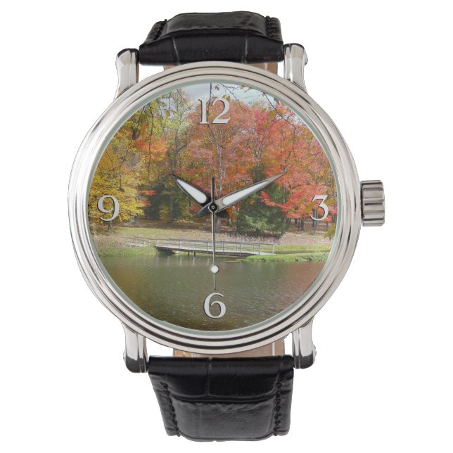 Montre Sept sources Pont d'automne III Paysage d'automne (devant)