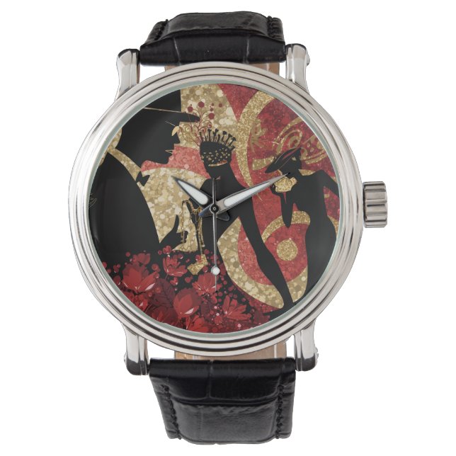 Montre Sérénade de jazz abstrait (devant)