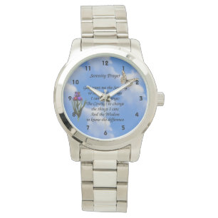 Montre Sérénité Prière Papillon Fleur Inspiration
