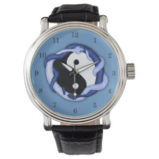 Montre Serpents double (bleu)