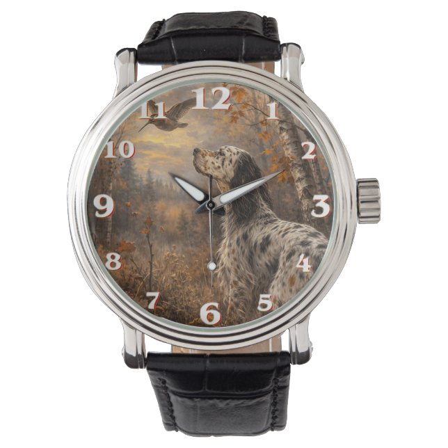 Montre Setter anglais (devant)
