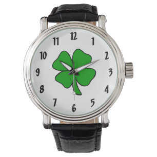 Montre Shamrock irlandais