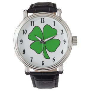 Montre Shamrock irlandais