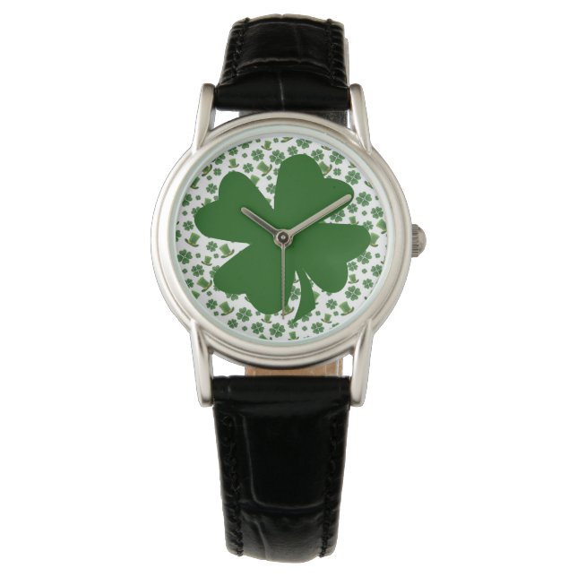 Montre Shamrocks et chapeaux supérieurs 3 (devant)