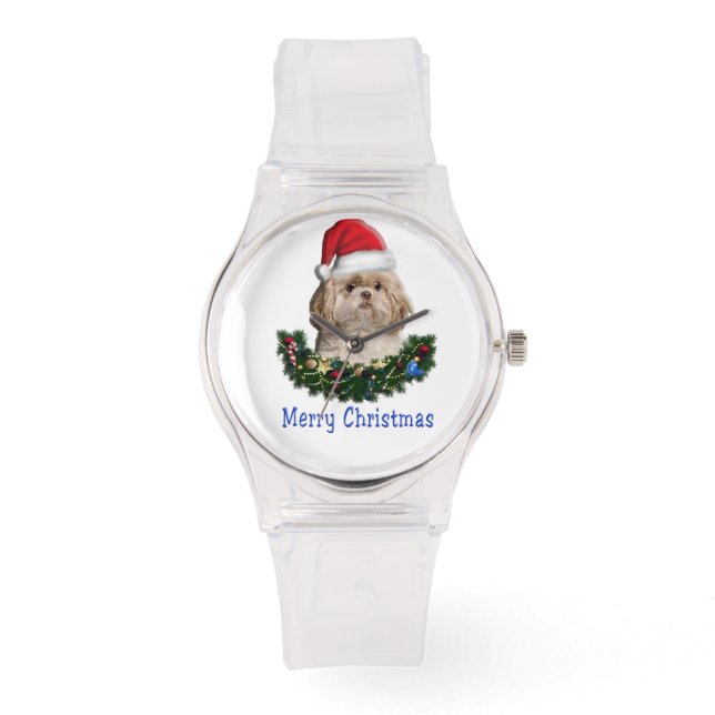 Montre Shih-Tsu Dog Christmas (Recto)