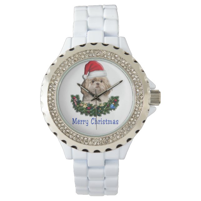 Montre Shih-Tsu Dog Christmas (devant)