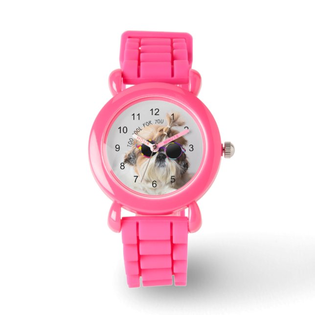 Montre Shih Tzu Too Cool pour vous Lunettes de soleil Pho (Recto)