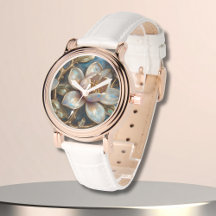 Shimmery Cloisonné Magnolia Botanical Art 