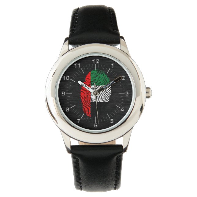Montre Signal d'empreinte tactile de l'émirat (devant)