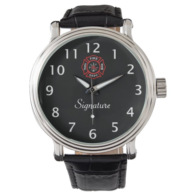 Montre Signature du pompier (devant)