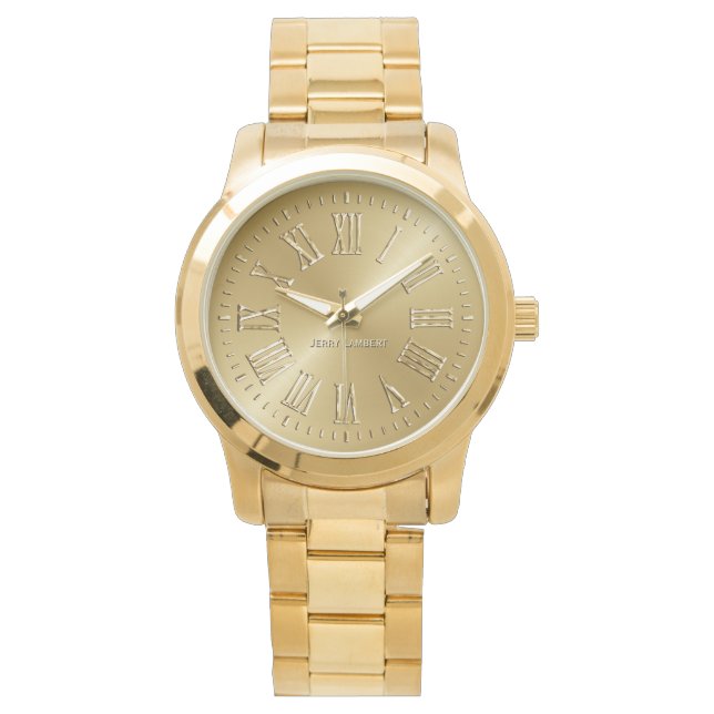 Montre Signature Gold (devant)