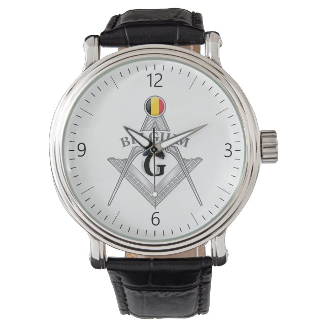Montre signe de la franc-maçonnerie belge (devant)