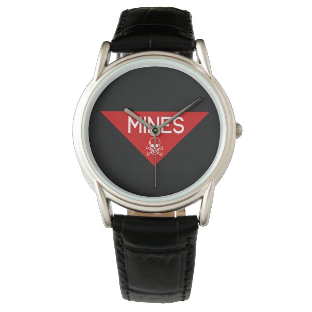 MONTRE SIGNE DE MINES | SIGNAGE | SYMBOLE (devant)