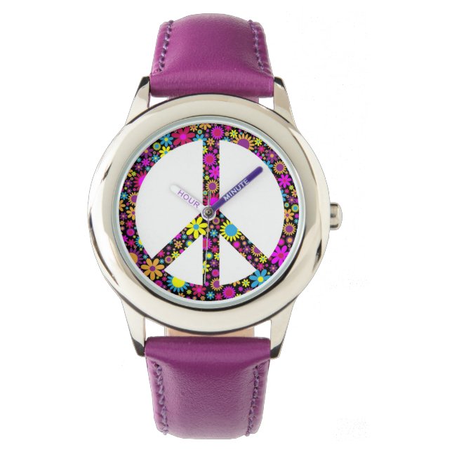 Montre SIGNE DE PAIX FLORALE super (devant)