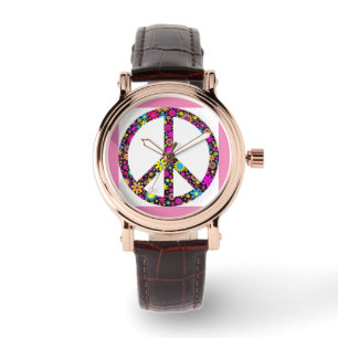 Montre SIGNE DE PAIX FLORALE super