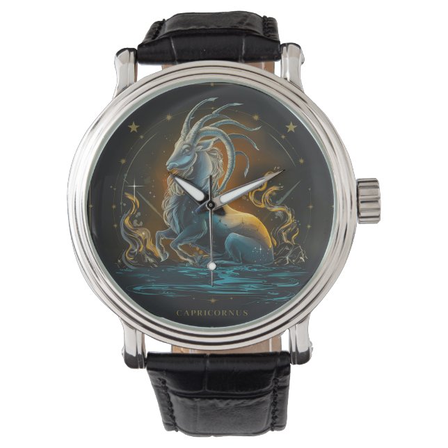 Montre Signe du zodiaque Capricorne (devant)