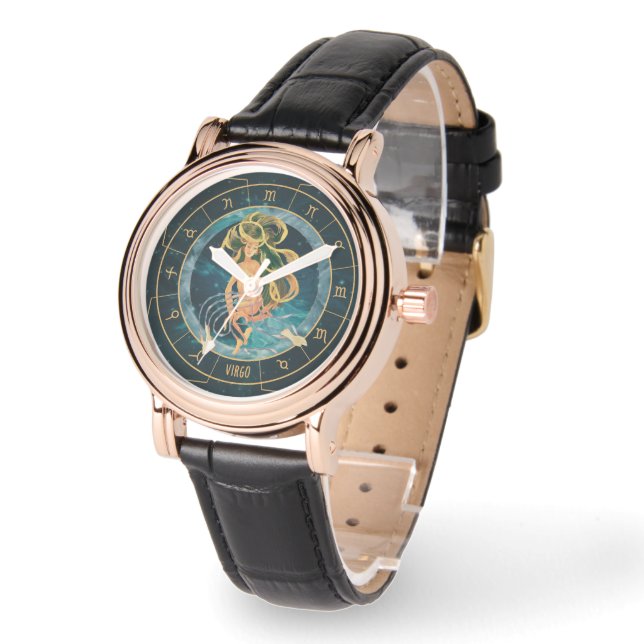 Montre Signe du zodiaque Vierge (Angle)