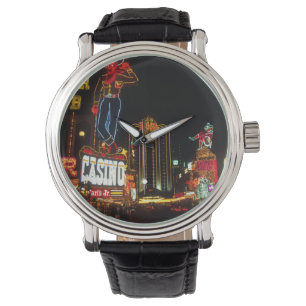 Montre Signe Las Vegas Night Time Neon Lights Casinos