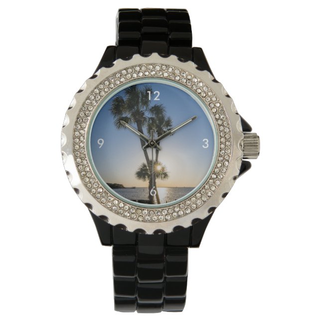 Montre Silhouette Ciseaux Palm Tree (devant)