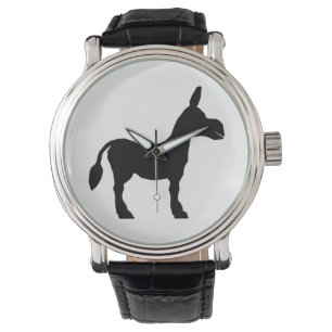 Montre Silhouette d'âne