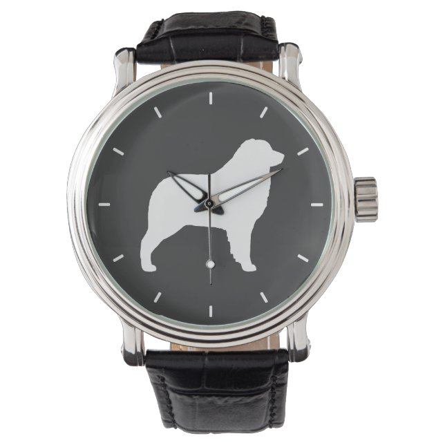 Montre Silhouette de Berger Australien (devant)