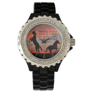 Montre silhouette de Black Stallone