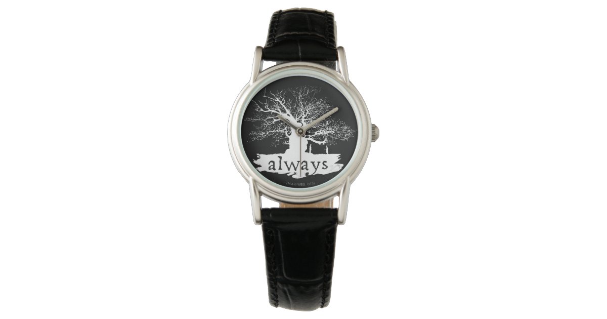 Montre Silhouette De Citation Du Charme De Harry Potter Zazzle Fr