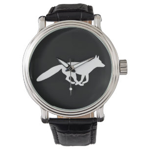 Montre Silhouette de Fox blanc