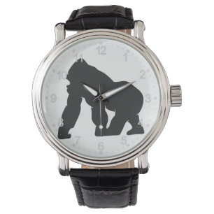 Montre Silhouette de Gorille