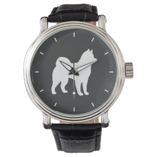 Montre Silhouette de Malamute d'Alaska
