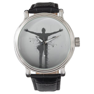Montre Silhouette de musicien