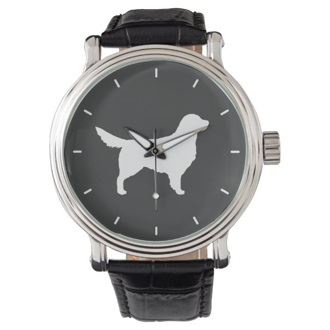 Montre Silhouette de Retriever doré (devant)