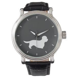 Montre Silhouette de Terrier Dandie Dinmont