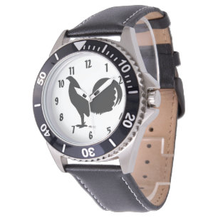 Montre Silhouette du coq Gamecock