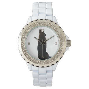 Montre Silhouette magnifique de berger allemand pour la