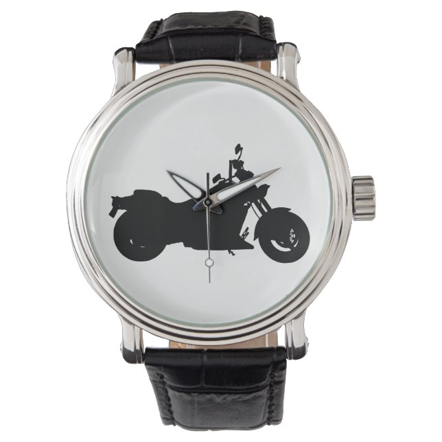 Montre Silhouette moto (devant)