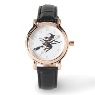 Montre Silhouette of witch - Choose background color