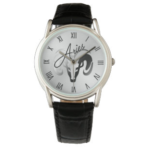 Montre Silver Aries le bélier Zodiac